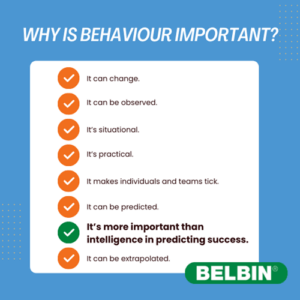 Why Behaviour Is Important? It’s more important than intelligence in predicting success.