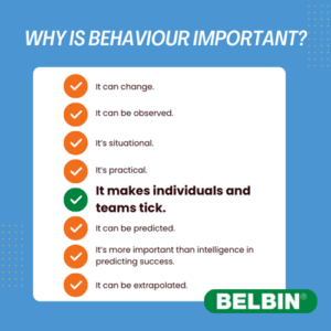Why Behaviour Is Important? Why Behaviour Is Important? It makes individuals and teams tick.